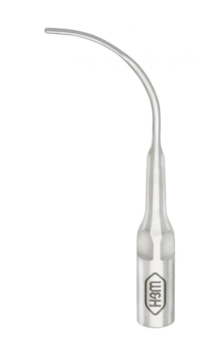 Piezo Spitze für Parodontologie, Form 3PIQ, aus Metall.