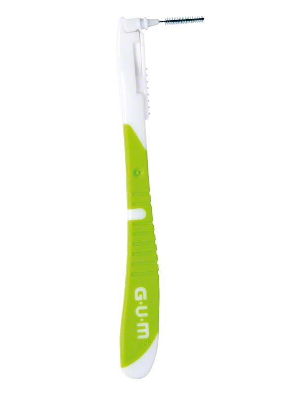 GUM® BI-DIRECTION Interdentalbürste mit grünem Griff, Größe 1 Kerze.
