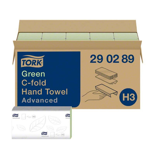 Image of Tork® Advanced Handtuch 25 x 41,4cm grün