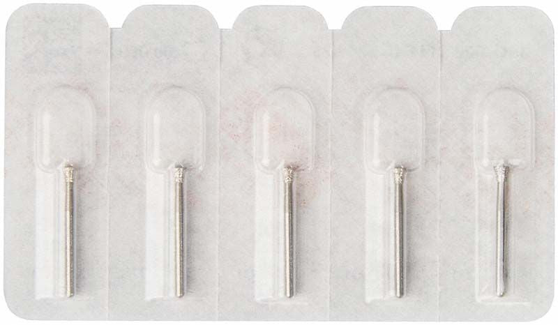 Diamant FG 805 023 in Blisterverpackung mit fünf Schleifinstrumenten.