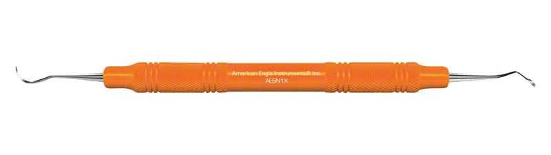 Oranger American Eagle Scaler N1 mit gehärteten Edelstahlspitzen.