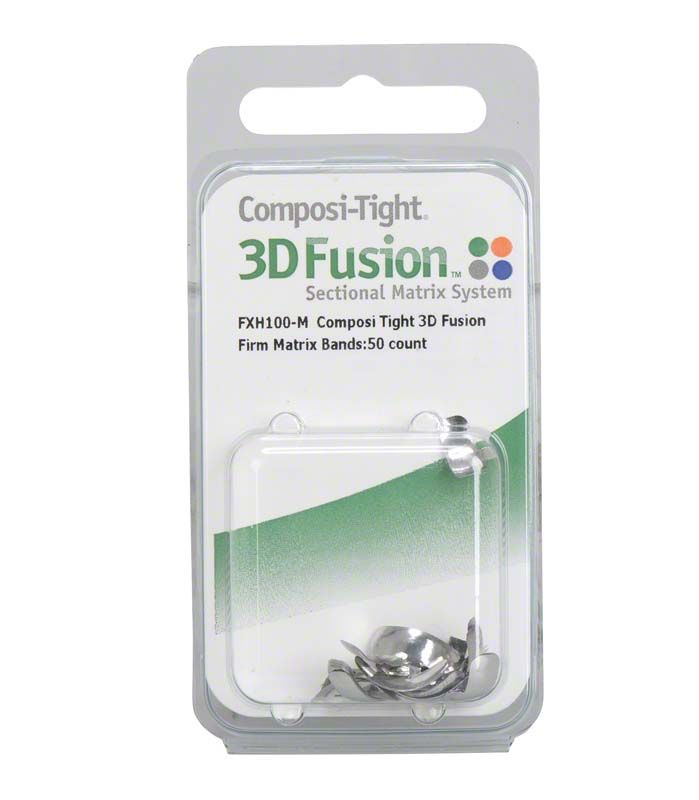 Composi-Tight 3D Fusion Firm Matrizenbänder Prämolar Verpackung, 50 Stück.