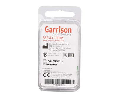 Composi-Tight® 3D Fusion™ Verpackung mit Produktdetails und Garrison-Logo.