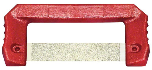 Image of Streifenhalter PAUL Diamant Streifen rot, feines Diamantkorn