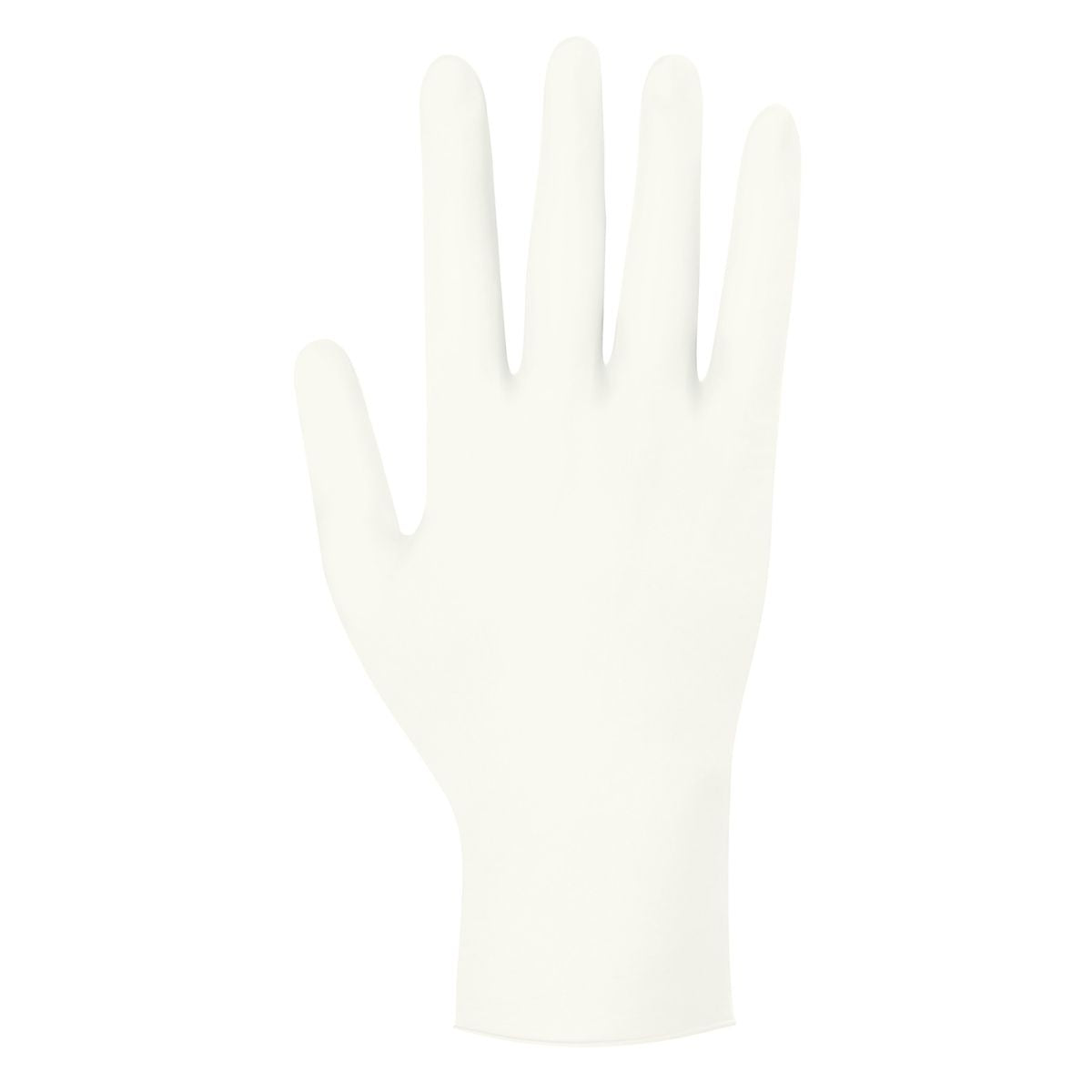 Steriler Nitril® Handschuh Gr. XL in weißer Farbe, flach dargestellt.