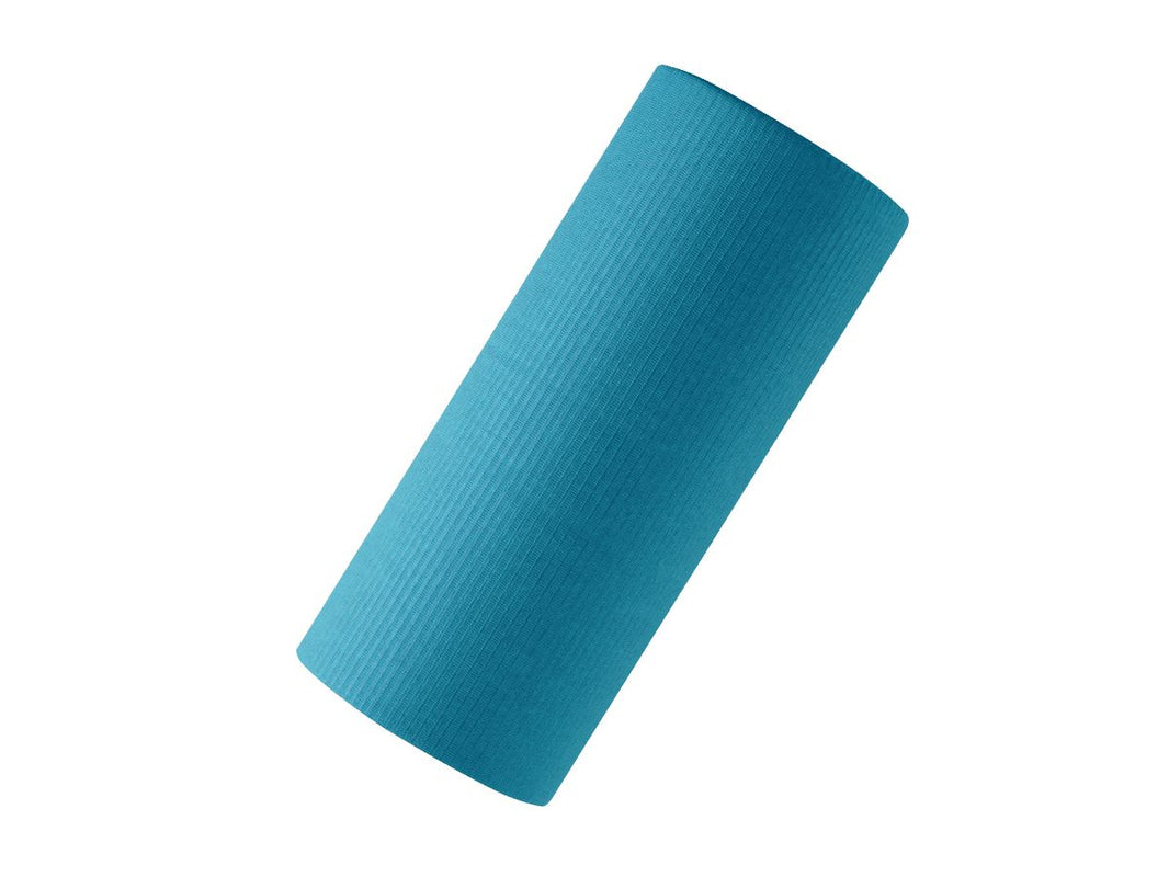 Monoart Patientenumhang in lagunablau, gerollt und wasserfest.