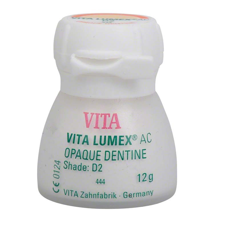VITA LUMEX® AC Opaque Dentine 12g, Farbton D2, in weißer Flasche