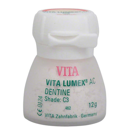 VITA LUMEX® AC Dentine 12g C3 Zahnersatzmaterial in Kunststoffbehälter.