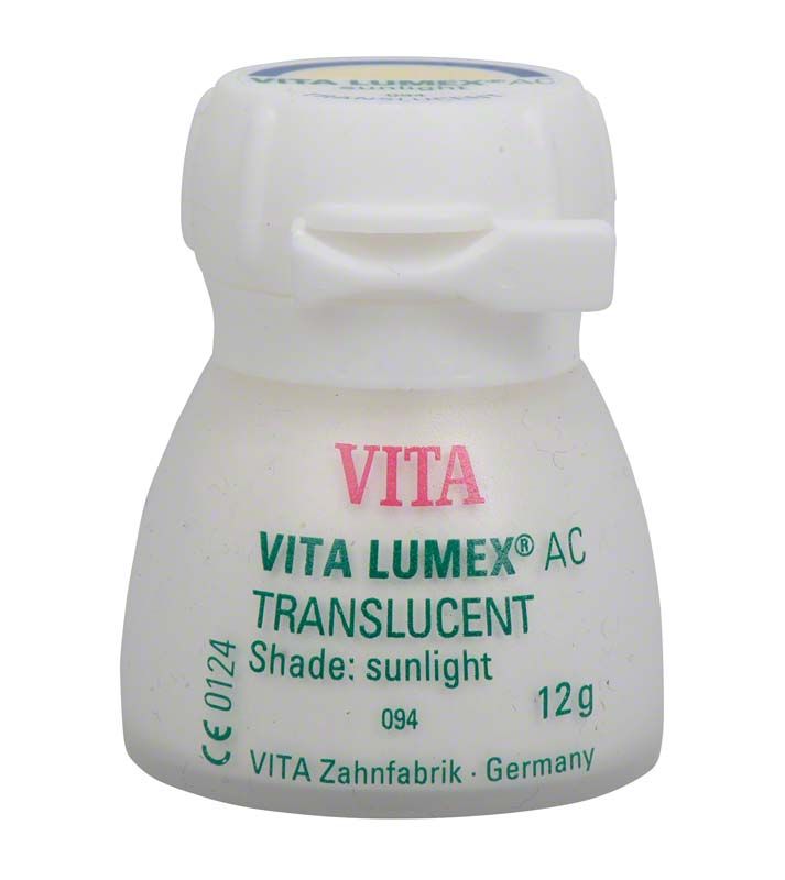 VITA LUMEX® AC Translucent 12g im Farbton sunlight in weißer Verpackung.