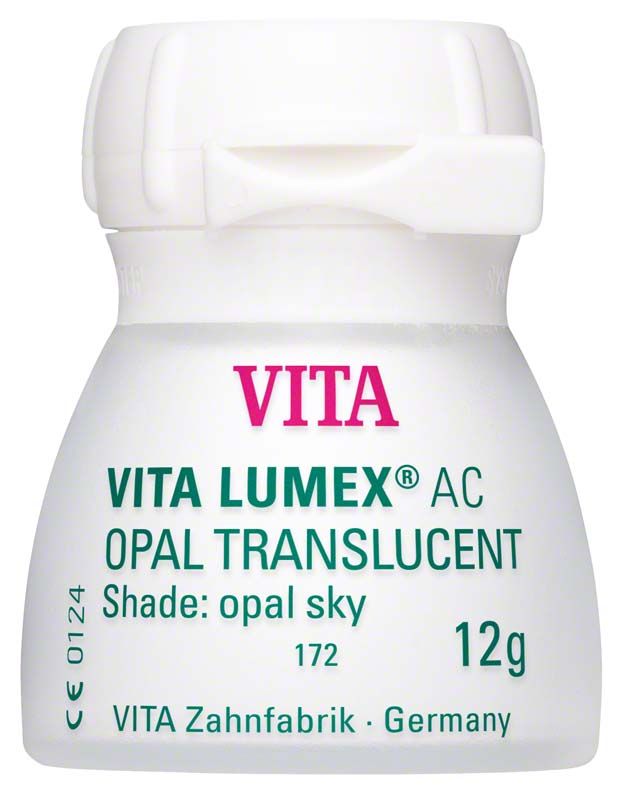 VITA LUMEX® AC Opal Translucent 12g mit Aufschrift "opal sky" auf der Verpackung.