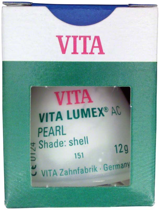 VITA LUMEX® AC Pearl 12g Zahnschmelzverblendmaterial in Originalverpackung.