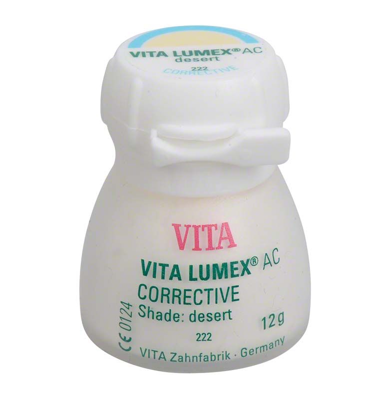VITA LUMEX® AC Corrective 12g in der Farbe Desert, runde Verpackung.