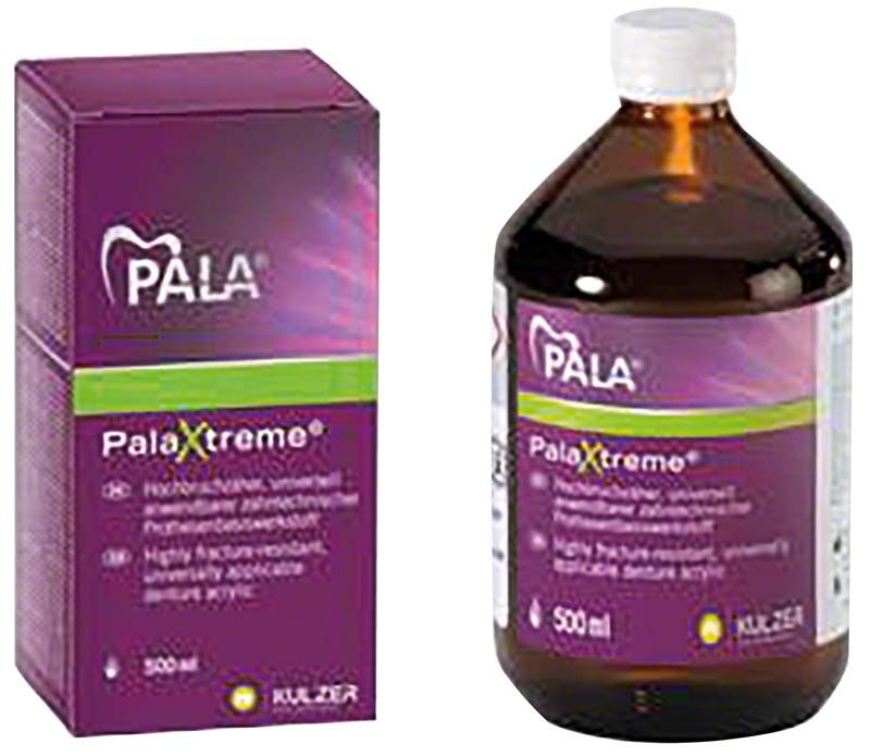 PalaXtreme® Flüssigkeit 500ml Flasche und Verpackung mit Produktinformationen.