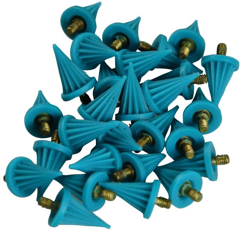 Einweg-Prophy Cups Screw-Type, weich, spitz, pfirsichfarben, 30 Stück.