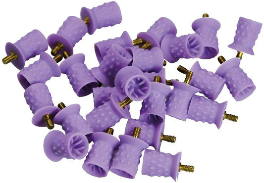 Image of Einweg-Prophy Cups Screw-Type weich spiral violett, 30er