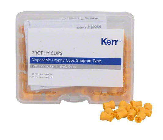 Image of Einweg-Prophy Cups Snap-On weich lamellen ocker, 120er