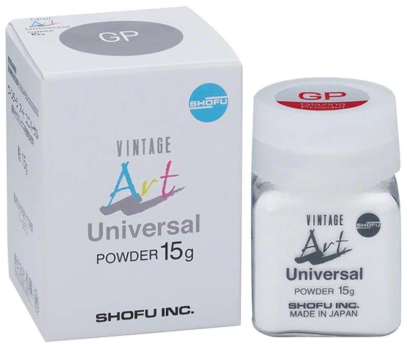Vintage Art Universal Glazing Powder GP 15g in weißer Verpackung