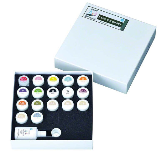 Image of Vintage Art Universal Pulvermalfarbe Orange Brown