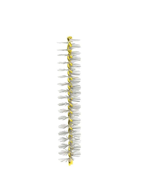 Interdentalbürste Mara Expert Premium Line Zip gelb mit weichem Griff und Schutzkappe.