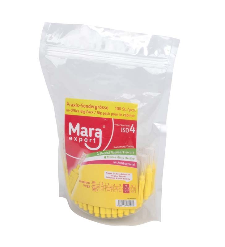 Mara Expert Premium Line Zip gelb in Praxis-Sondergröße Verpackung.