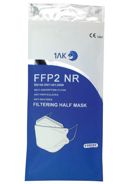 Miramask® FFP2 Atemschutzmaske in blauer Verpackung mit Produktdetails.