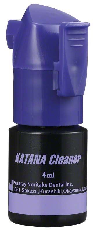 Katana™ Cleaner Flasche 4ml mit Flip-Top-Deckel in violetter Farbe.