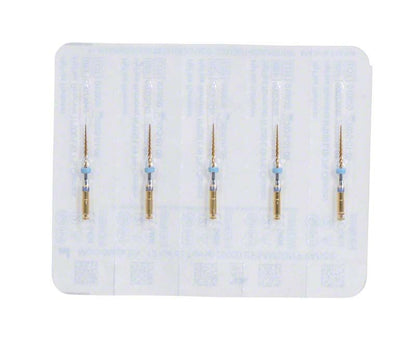 HyFlex™ Remover 30/.07 19mm Feilen in Blisterverpackung auf weißem Hintergrund.