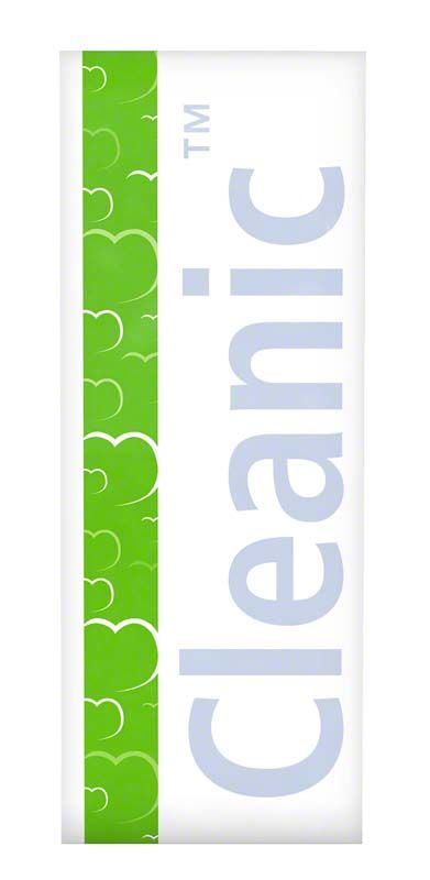 Cleanic™ Prophy-Paste Green Apple Verpackung mit grünem Apfeldesign und Markenname.