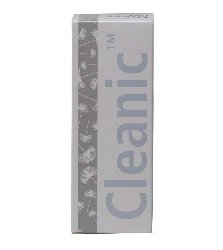 Cleanic™ Prophy-Paste Verpackung mit grauem Löwenzahn-Design.