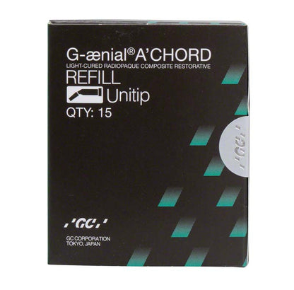 G-aenial™ ACHORD Unitips A3 Verpackung mit 15 Nachfüll-Unitips.