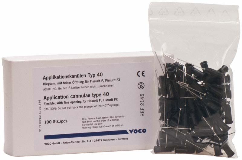 Applikationskanülen Typ 40 von Voco in Originalverpackung.