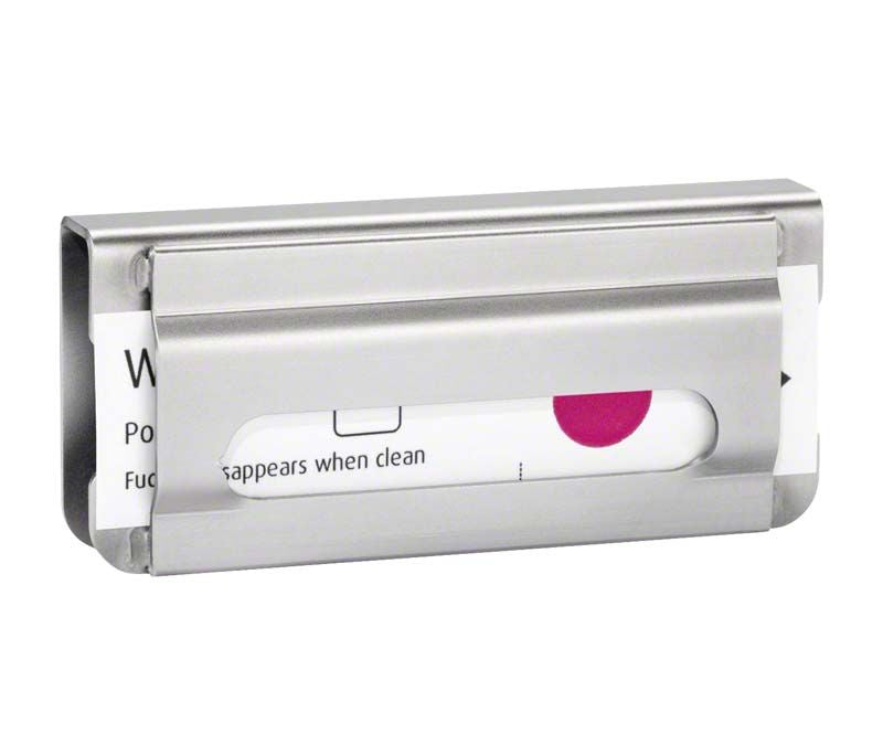 Wash-Sensor RDG in Edelstahlhalterung für medizinische Reinigungstests.