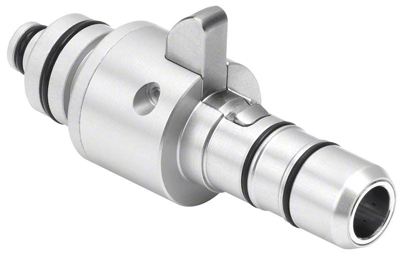 Adapter Quick ISO aus Metall mit mehreren Dichtungsringen