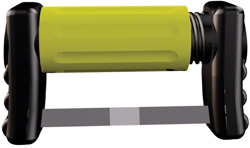 FitStrip™ Subgingival Set mit gelbem Griff und einseitig beschichtetem Streifen.