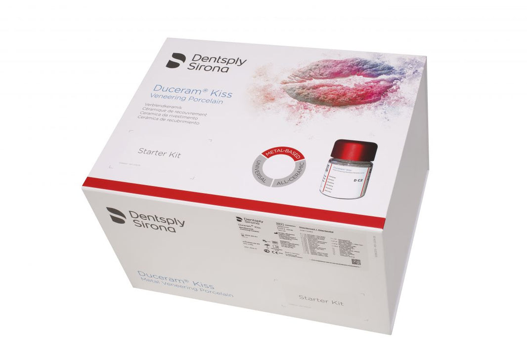 Duceram Kiss Starter Set Verpackung mit Produktabbildung und Logo.