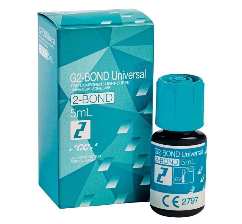 G2-BOND Universal 2-BOND Nachfüllpackung mit blauer Flasche und Verpackung.