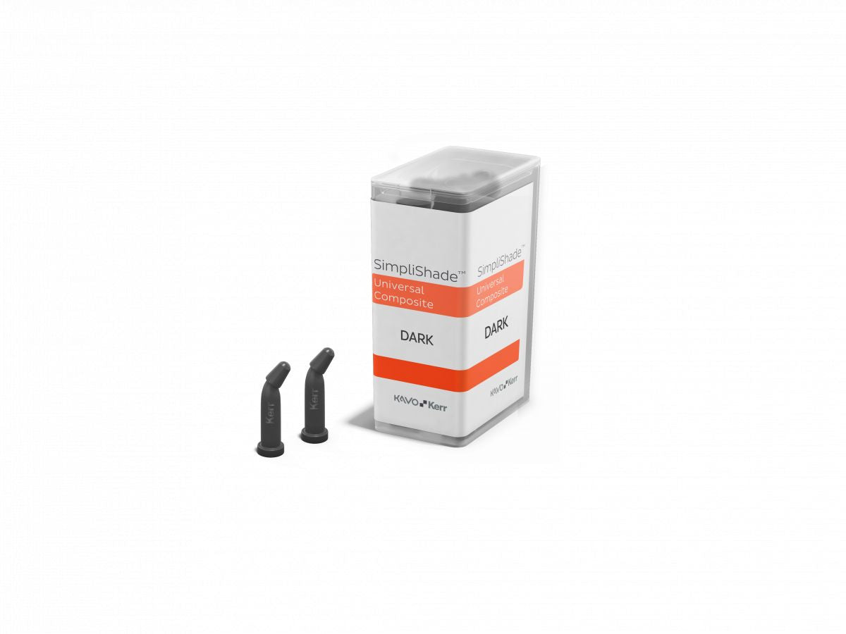 SimpliShade™ Unidose 10 Pack Dunkel mit Verpackung und zwei Applikatoren
