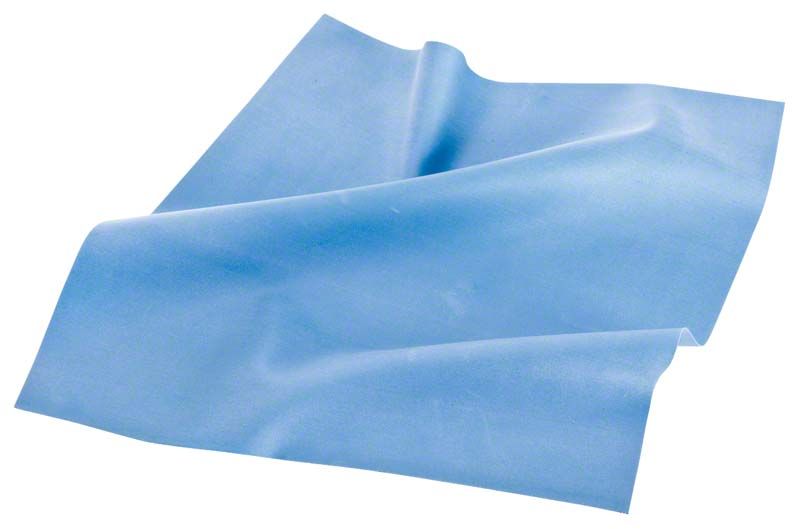 DermaDam™ synthetisches blaues Tuch 15x15cm für zahnmedizinische Anwendungen.