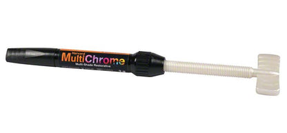 Harvard MultiChrome 3g Spritze mit Nahaufnahme des Applikatorendes.