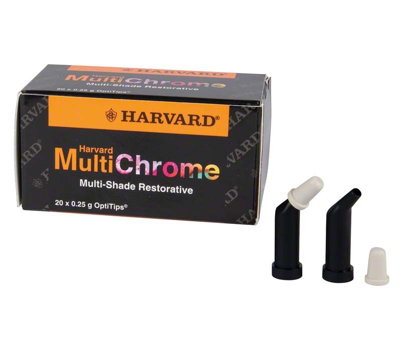 Harvard MultiChrome Verpackung mit zwei schwarzen OptiTips und Kappe.