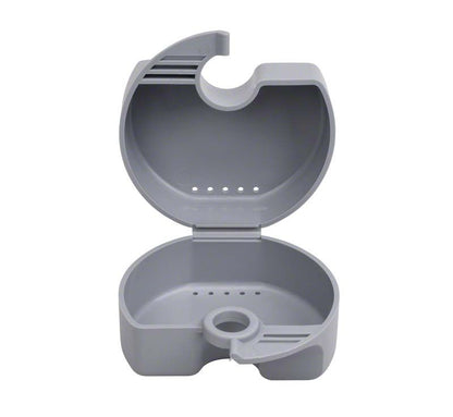 Graue Quick Box Gr.2 offen mit sichtbaren Luftlöchern und robustem Design.