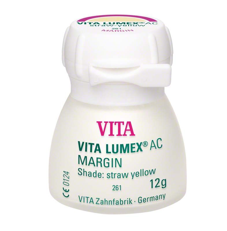 VITA LUMEX AC MARGIN in strohgelbem Farbton, 12 g Dose.