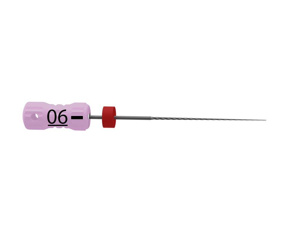 Sterile Edelstahl-Handfeile B6 K-Reamer 31mm Gr. 006.