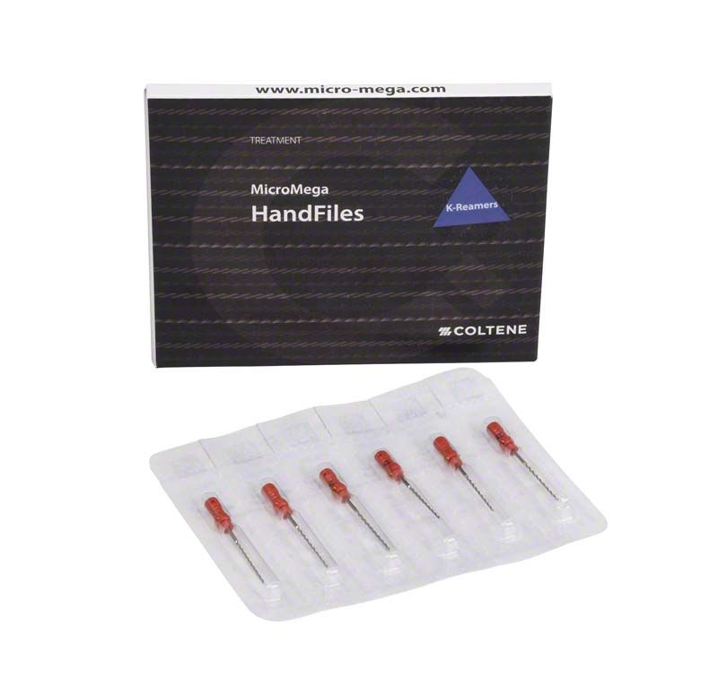 Sterile B6 K-Reamers 25mm Gr. 055 in Blisterverpackung.