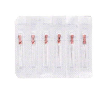 Sterile B6 K-Files 31mm Gr. 006 in transparenter Blisterverpackung.