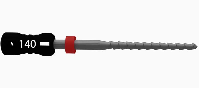 Sterile H-Feile aus Edelstahl, Größe 140, für Endodontie.