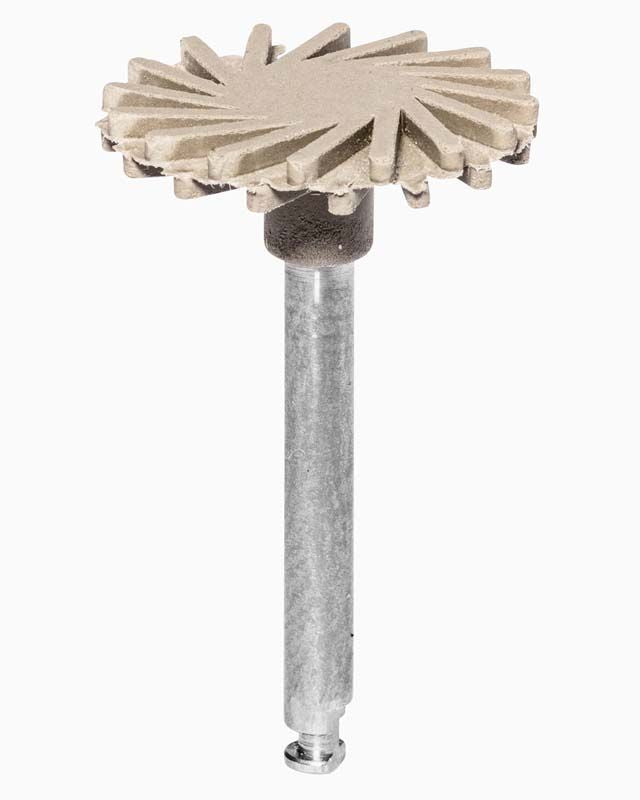 Venus Supra Hochglanzpolierer Twist Disc für dentale Anwendungen.