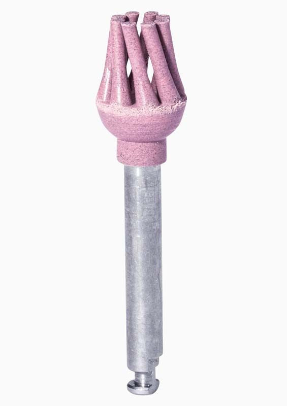 Zweistufiger Venus Supra Vorpolierer Twist Brush für Dentalanwendungen.