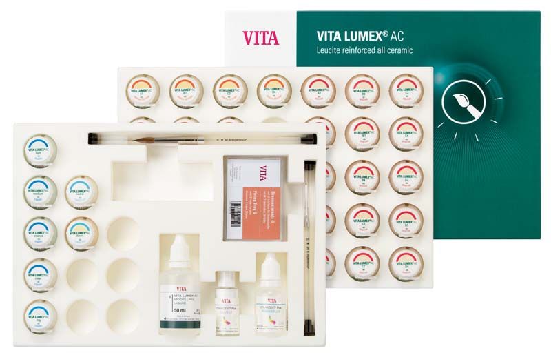 VITA LUMEX® AC VITA classical A1-D4 Standard Kit mit Keramikmassen und Zubehör.