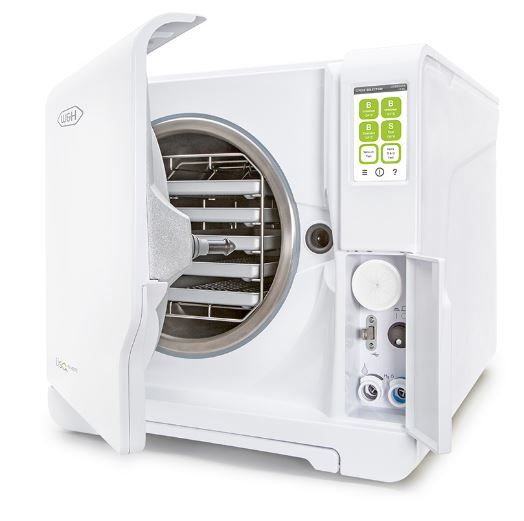 Lisa Remote Plus 17 ioDent® Autoklav mit offenem Sterilisationskammer.